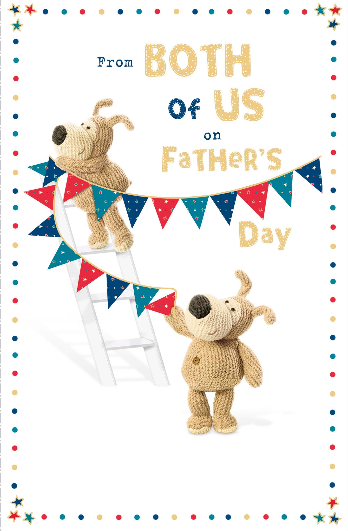 Boofle From Both Of Us On  Father's Day Card