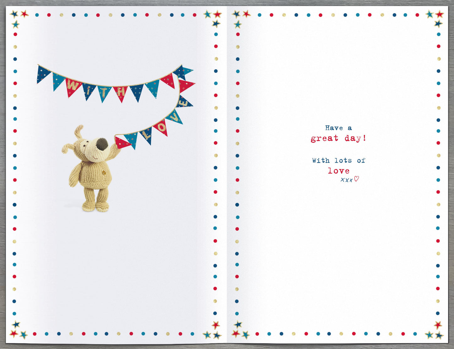 Boofle From Both Of Us On  Father's Day Card