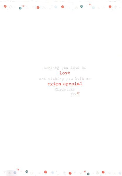 Boofle Son & Daughter-In-Law At Christmas Greeting Card