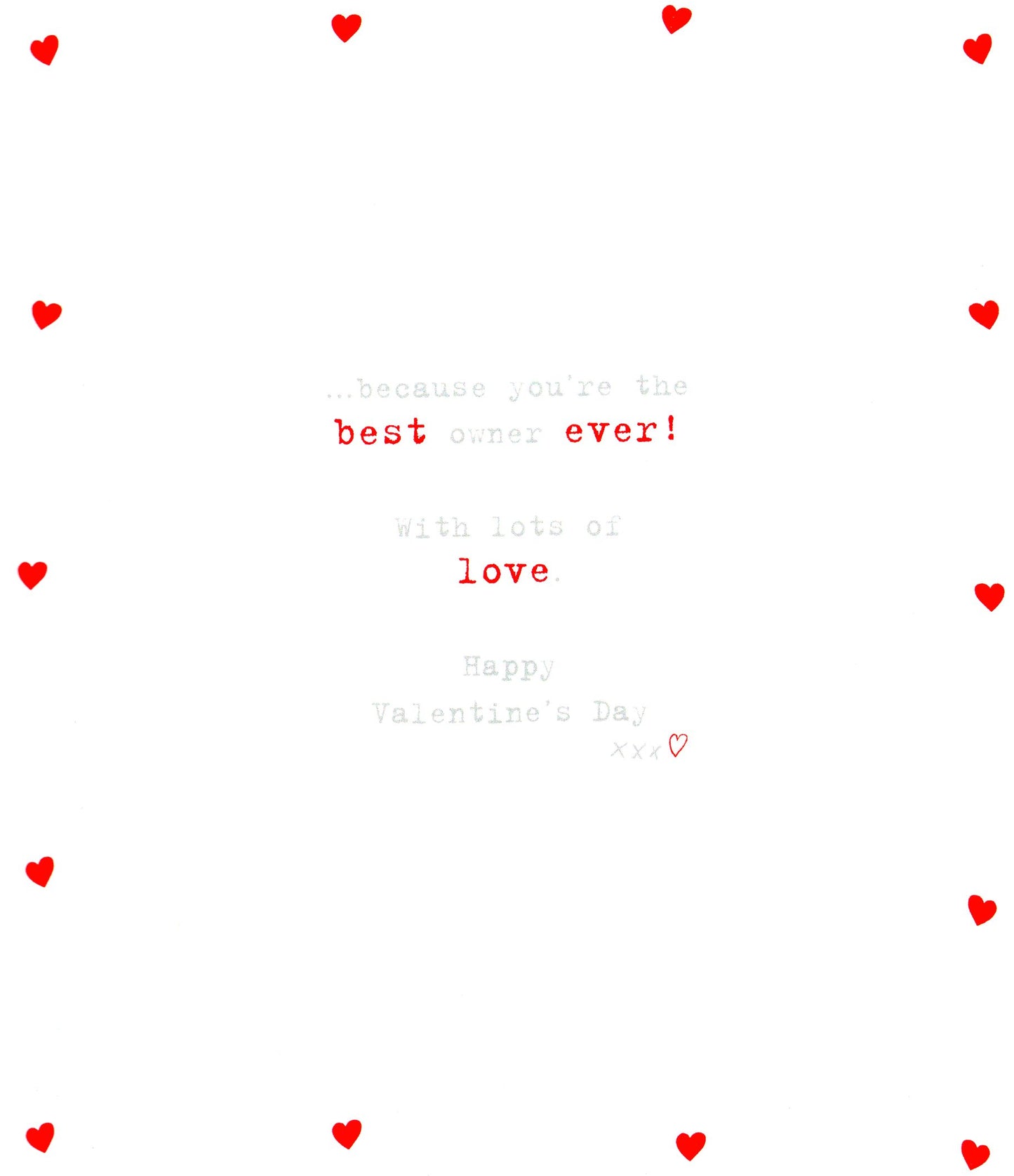 Boofle From The Cat Valentine's Day Card