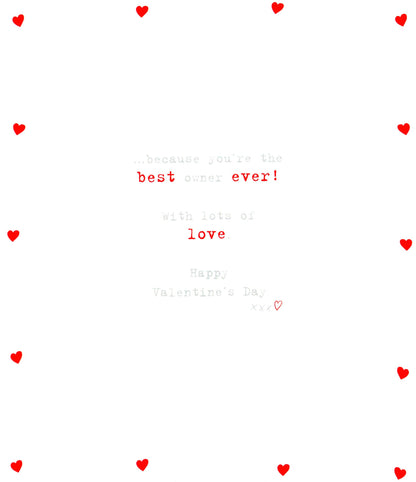 Boofle From The Cat Valentine's Day Card