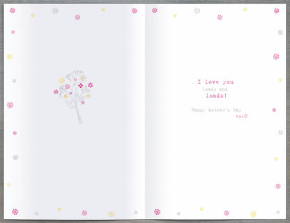 Boofle Mum Huge Thank You Mother's Day Greeting Card