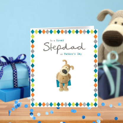 Boofle To A Great Stepdad On Father's Day Card