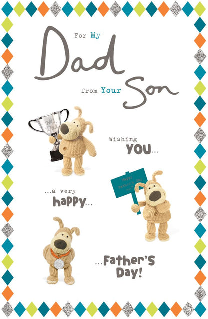 Boofle For My Dad From Your Son Happy Father's Day Card