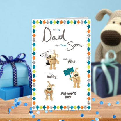 Boofle For My Dad From Your Son Happy Father's Day Card
