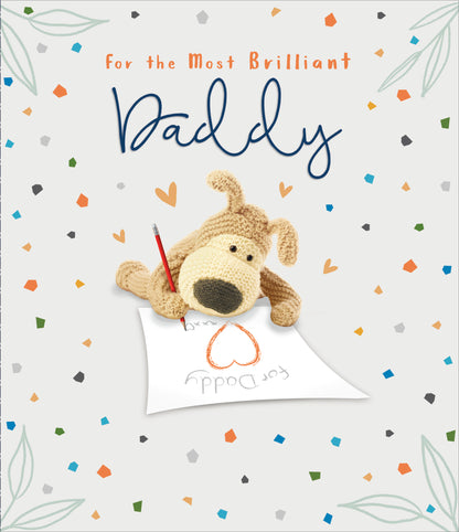 Boofle Brilliant Daddy Daddy's Doodle Delight! Cute Father's Day Greeting Card