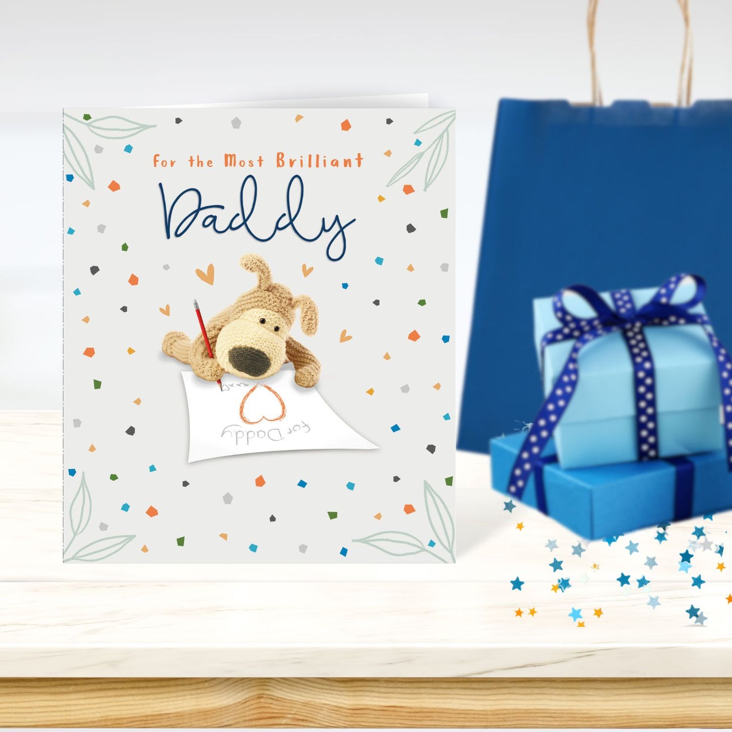 Boofle Brilliant Daddy Daddy's Doodle Delight! Cute Father's Day Greeting Card