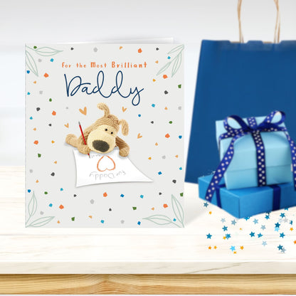 Boofle Brilliant Daddy Daddy's Doodle Delight! Cute Father's Day Greeting Card
