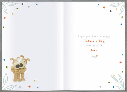 Boofle Wonderful Husband Playful Pups! Cute Father's Day Greeting Card