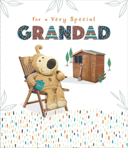 Boofle Very Special Grandad Boofle's Chillaxin'! Cute Father's Day Greeting Card