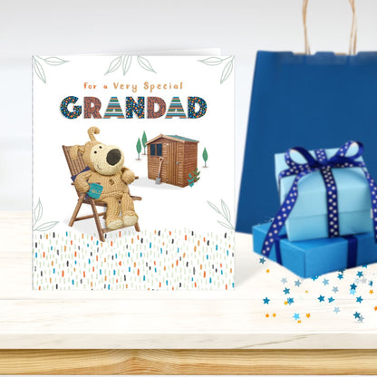 Boofle Very Special Grandad Boofle's Chillaxin'! Cute Father's Day Greeting Card