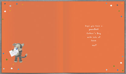 Boofle From The Cat Purrfectly Pawesome! Cute Father's Day Greeting Card