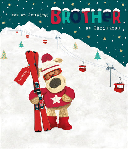 Boofle For An Amazing Brother Cute Christmas Greeting Card