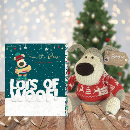 Boofle From The Dog Lots Of Woof Cute Christmas Greeting Card