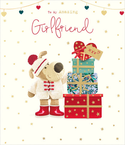 Boofle To My Amazing Girlfriend Adorable Cute Christmas Greeting Card