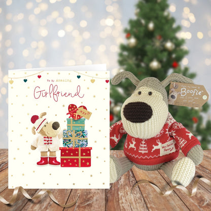 Boofle To My Amazing Girlfriend Adorable Cute Christmas Greeting Card