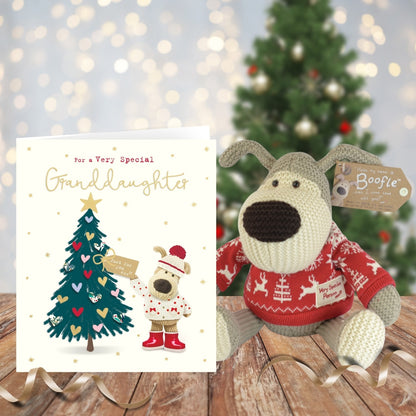 Boofle Very Special Granddaughter Just For You Cute Christmas Greeting Card