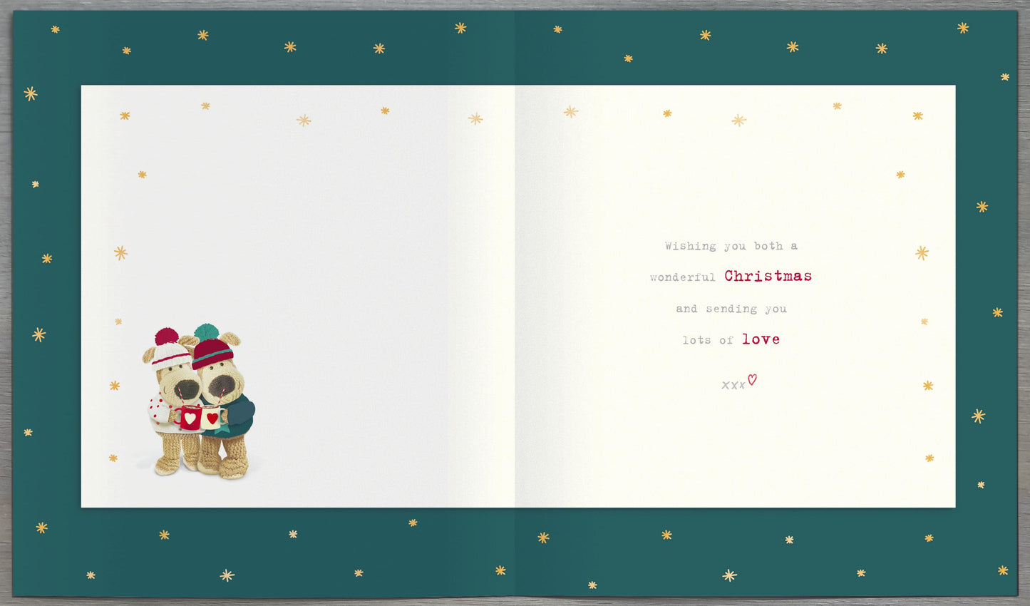 Boofle For A Very Special Nan & Grandad Cosy Cute Christmas Greeting Card