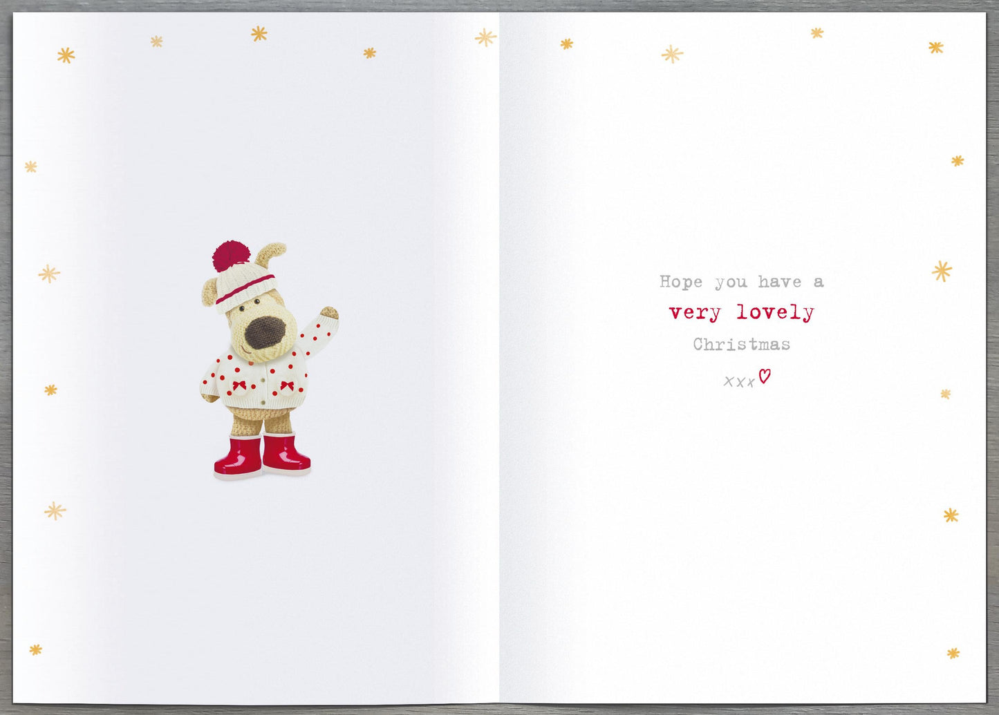 Boofle To A Very Special Gran Poinsettia Blooms Cute Christmas Greeting Card