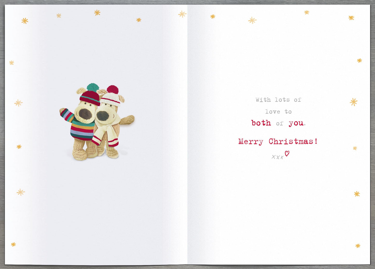 Boofle To A Very Special Granny & Grandad Snow Snuggles Christmas Greeting Card
