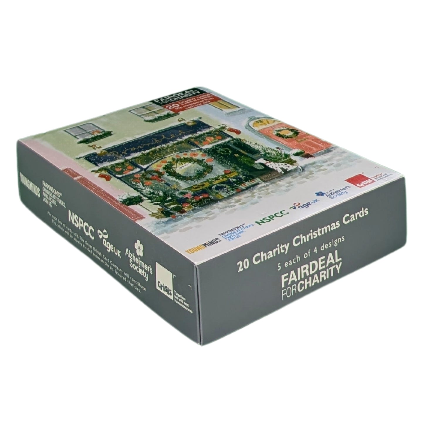 Box Of 20 Fairdeal Artsy Christmas Magic Charity Christmas Cards In 4 Designs