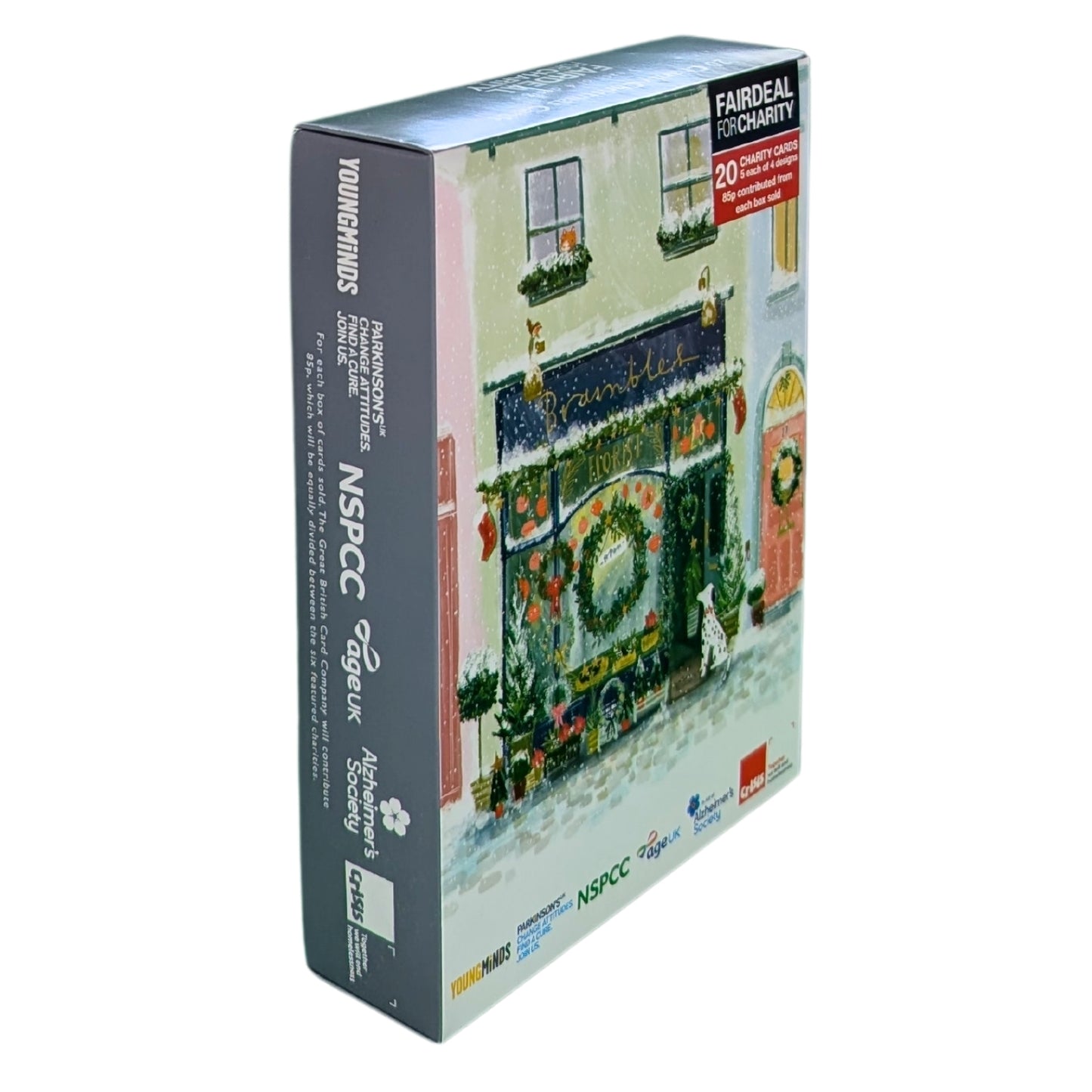 Box Of 20 Fairdeal Artsy Christmas Magic Charity Christmas Cards In 4 Designs