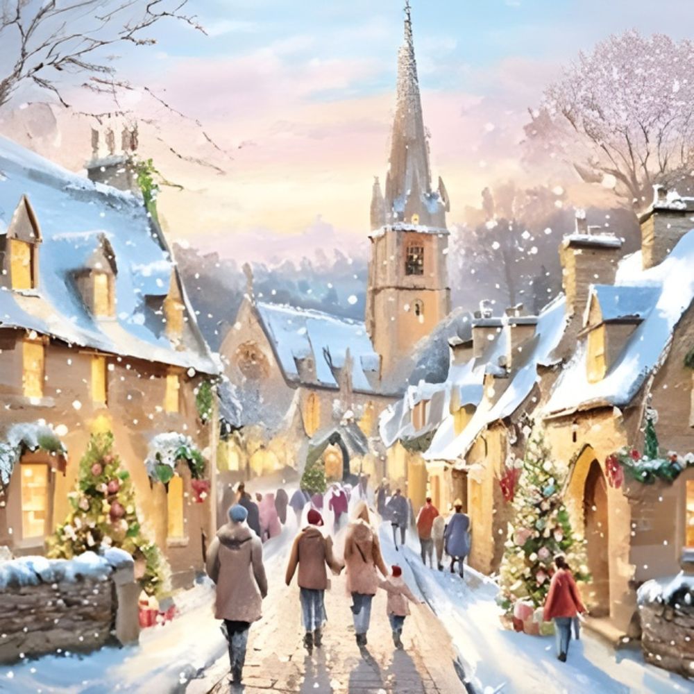 Fairdeal Box of 20 Village Charity Christmas Cards Supporting Multiple Charities