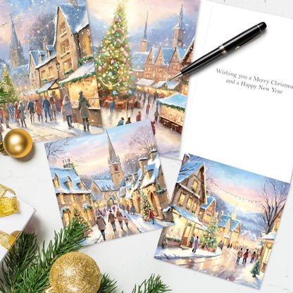 Fairdeal Box of 20 Village Charity Christmas Cards Supporting Multiple Charities