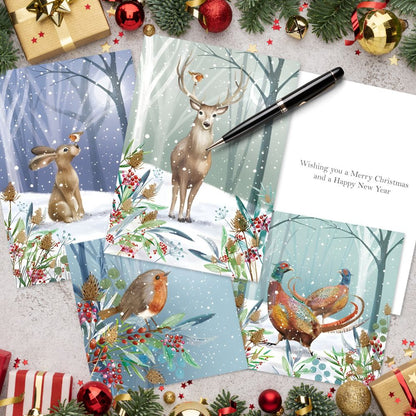 Fairdeal Box of 20 Wildlife Charity Christmas Card Supporting Multiple Charities