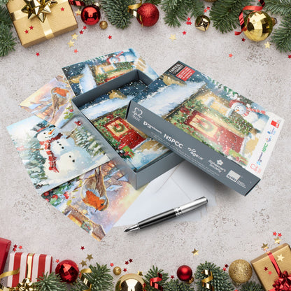 Fairdeal Box of 20 Festive Charity Christmas Cards Supporting Multiple Charities