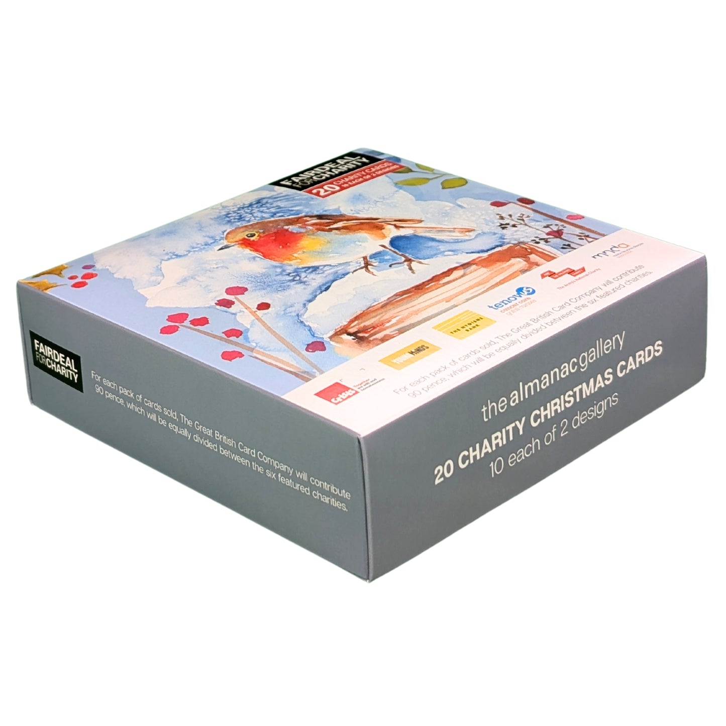 Box of 20 Robin & Stag Fairdeal Charity Christmas Cards