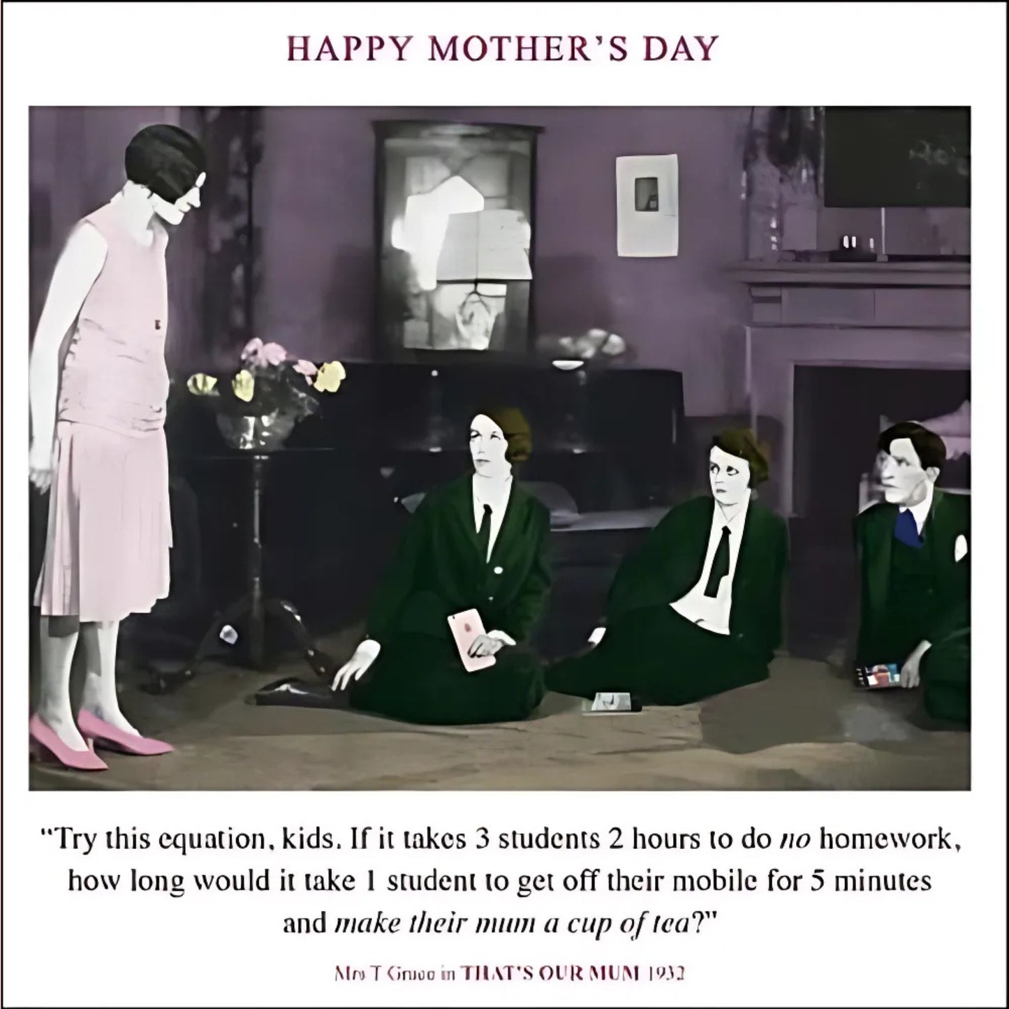 Funny Make Mum Tea Mother's Day Greeting Card