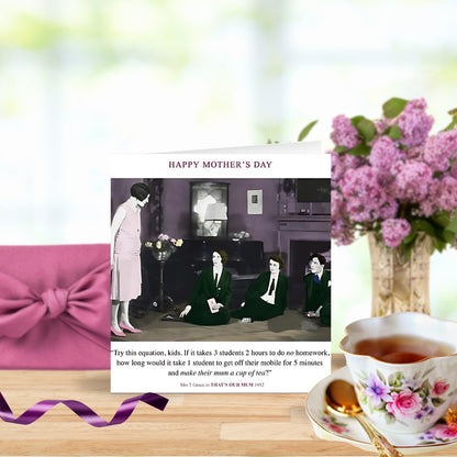 Funny Make Mum Tea Mother's Day Greeting Card