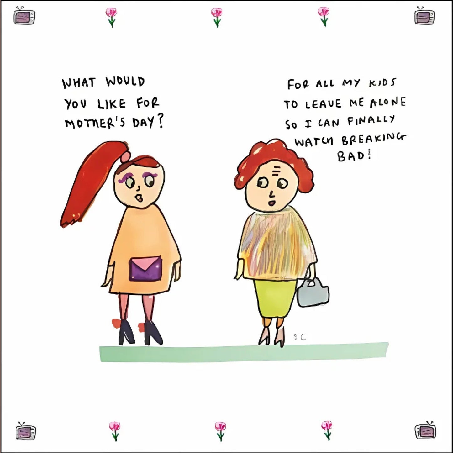 Watch Breaking Bad Funny Love Sick Mother's Day Greeting Card