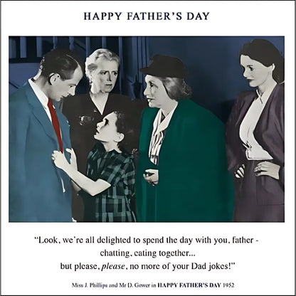 Funny No More Dad Jokes Father's Day Greeting Card