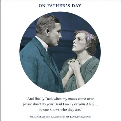 Funny Embarrassing Dad Father's Day Greeting Card