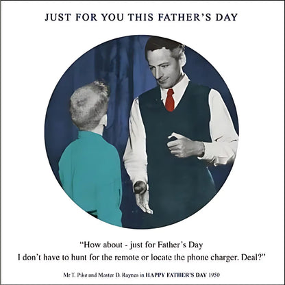 Funny Remote Control Happy Father's Day Greeting Card