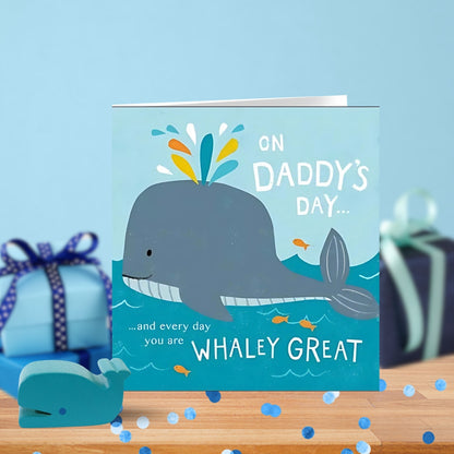 Cute On Daddy's Day Happy Father's Day Greeting Card