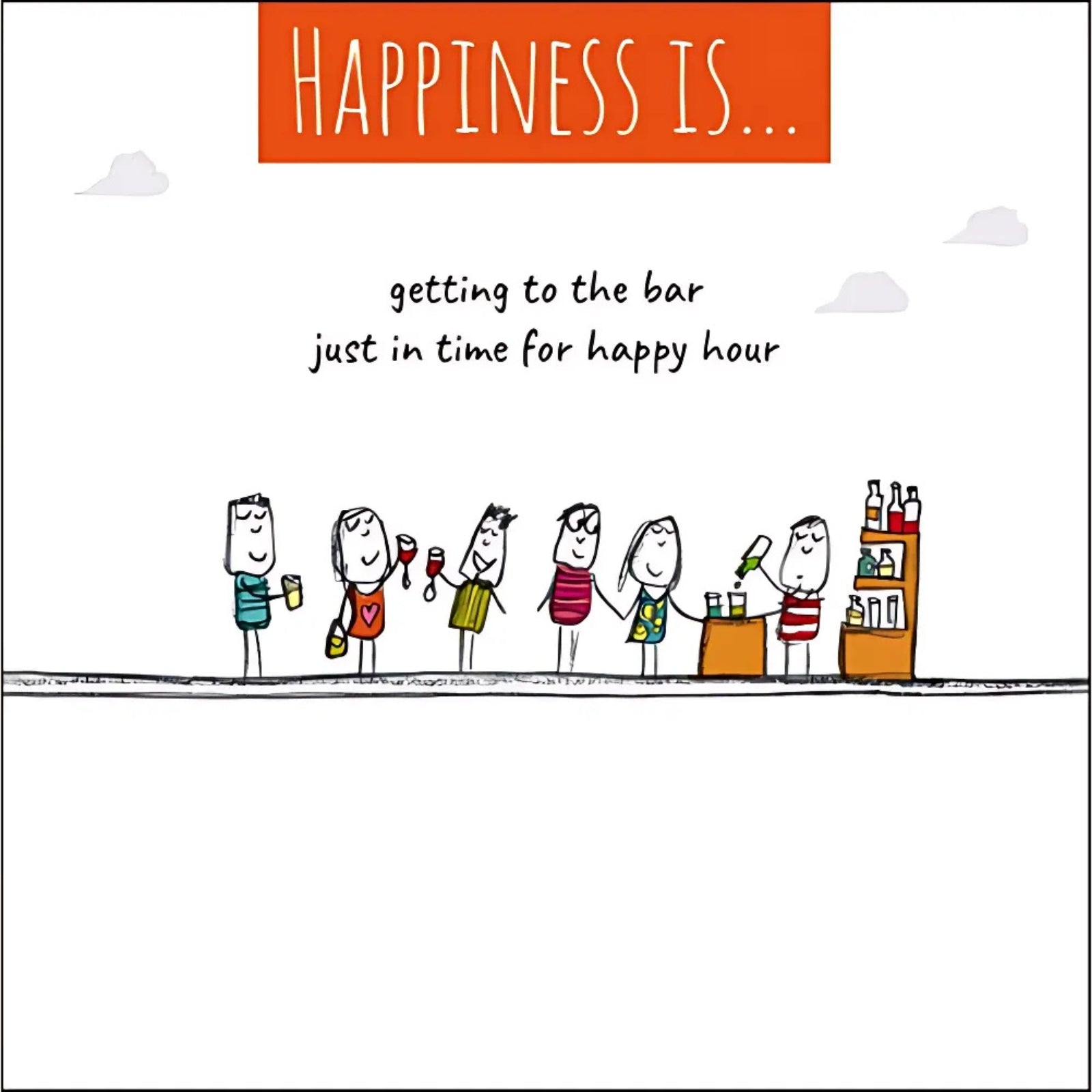 happy birthday happy hour Images High Quality Grahic Happiness Is... Happy Hour Greeting Card – Love Kate's