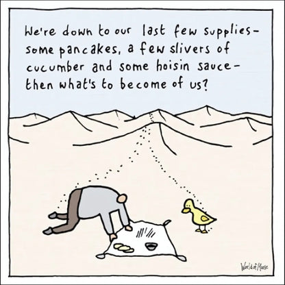 Hoisin Sauce Funny World Of Moose Humour Greeting Card