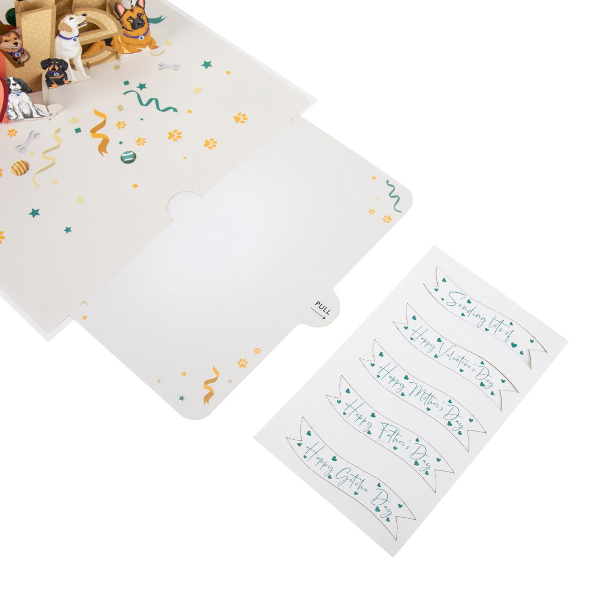 Battersea Dogs Sending Love Pop Up Greeting Card