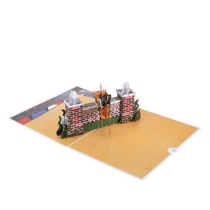 Show Jumping Horse Pop Up Greeting Card