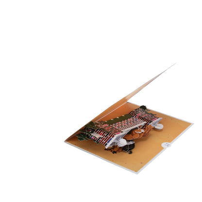 Show Jumping Horse Pop Up Greeting Card