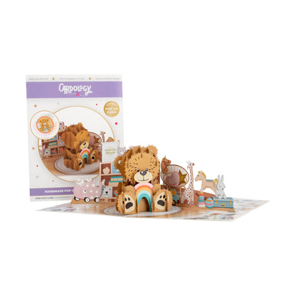 Baby Bear New Baby Pop Up Greeting Card