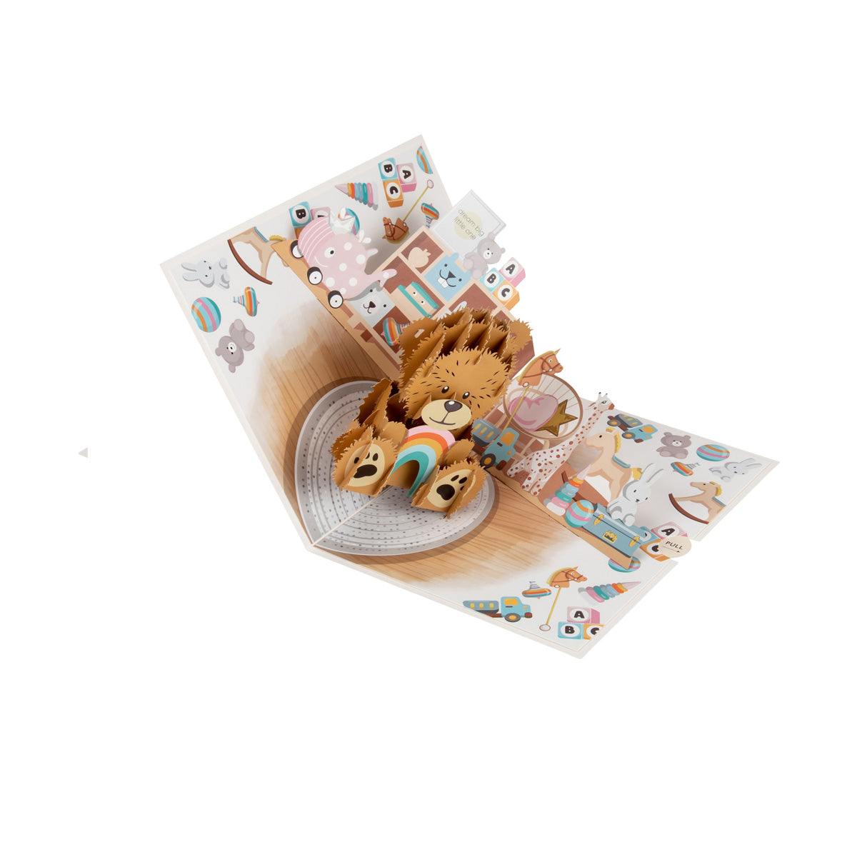 Baby Bear New Baby Pop Up Greeting Card