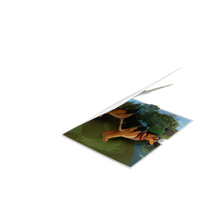 German Shepherd Dog Pop Up Greeting Card