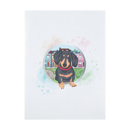 Dachshund Sausage Dog Pop Up Greeting Card
