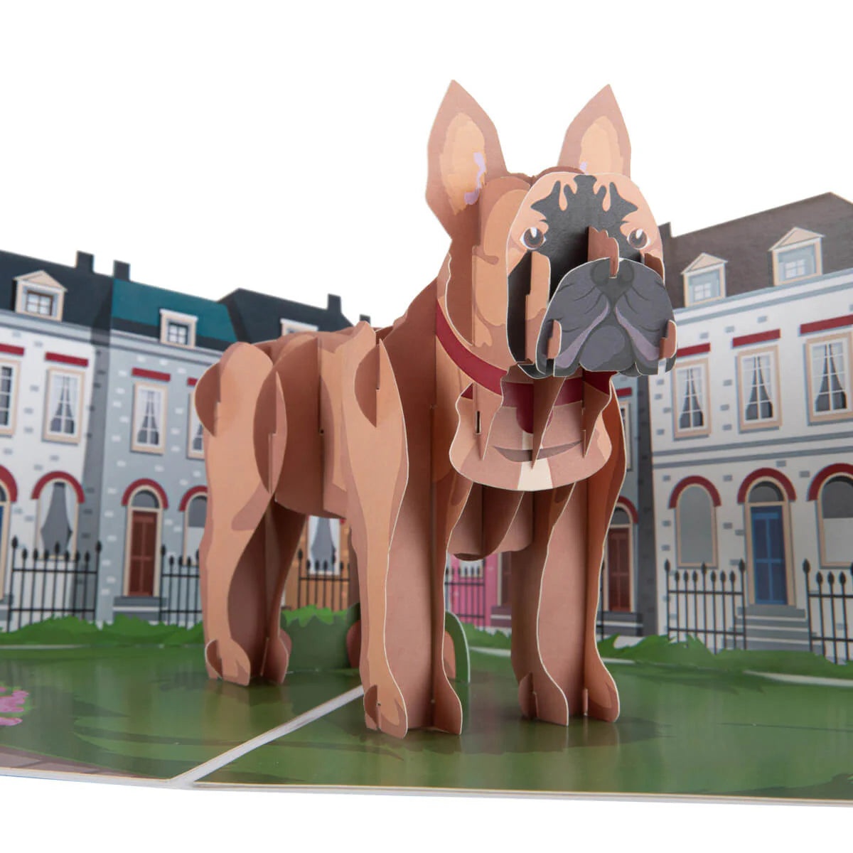 French Bulldog Frenchie Dog Pop Up Greeting Card