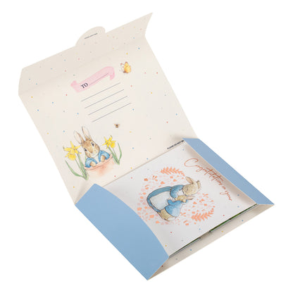 Peter Rabbit New Baby Girl Pop Up Greeting Card