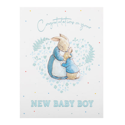 Peter Rabbit New Baby Boy Pop Up Greeting Card